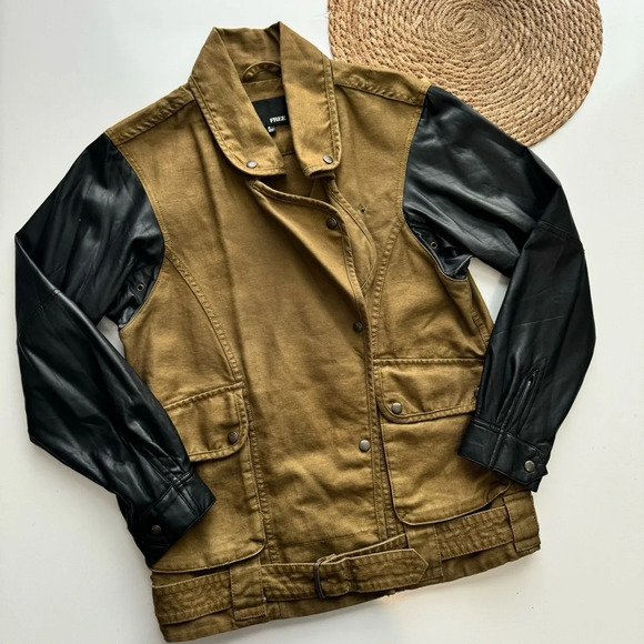 Wilfred Jackets & Blazers - ARITZIA WILFRED FREE‎ Rayder Olive Green Linen Jacket Small